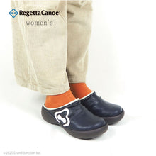画像をギャラリービューアに読み込む, リゲッタカヌー サンダル つっかけ 歩きやすい サボ クロッグ RegettaCanoe 痛くない 疲れない 疲れにくい 履きやすい ロゴ 日本製 コンフォート 日本製 lvw505 CJCL6003 レディース