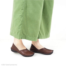 画像をギャラリービューアに読み込む, リゲッタカヌー バブーシュ パンプス 外履き 歩きやすい センター ステッチ スリッポン RegettaCanoe シンプル 幅広 3e ローヒール 日本製 LVW517 CJBB4700 レディース