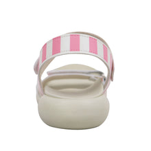 画像をギャラリービューアに読み込む, リゲッタカヌー 阪神タイガースコラボ ストライプストラップサンダル RegettaCanoe 野球 LVW526 HT103 レディース