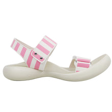 画像をギャラリービューアに読み込む, リゲッタカヌー 阪神タイガースコラボ ストライプストラップサンダル RegettaCanoe 野球 LVW526 HT103 レディース