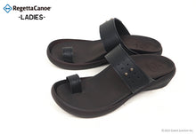 画像をギャラリービューアに読み込む, リゲッタカヌー フラットウェッジ トングサンダル RegettaCanoe lvw583 CJFW3511 レディース