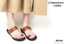 画像をギャラリービューアに読み込む, リゲッタカヌー フラットウェッジ トングサンダル RegettaCanoe lvw583 CJFW3511 レディース