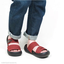 画像をギャラリービューアに読み込む, リゲッタカヌー 小菊柄3本ベルトサンダル RegettaCanoe LVW377 CJMB2511 メンズ