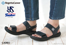 画像をギャラリービューアに読み込む, リゲッタカヌー 東京ヤクルトスワローズ ベルクロストラップサンダル RegettaCanoe 野球 LVW615 BCFD10YS レディース