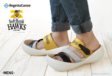 画像をギャラリービューアに読み込む, リゲッタカヌー 福岡ソフトバンクホークス 3本ベルトサンダル RegettaCanoe 野球 LVW616 BCBF5137SH メンズ