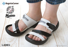 画像をギャラリービューアに読み込む, リゲッタカヌー千葉ロッテマリーンズ 3本ベルトサンダル RegettaCanoe 野球 LVW619 BCEG5224LM レディース