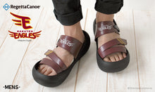 画像をギャラリービューアに読み込む, リゲッタカヌー 東北楽天ゴールデンイーグルス 3本ベルトサンダル RegettaCanoe 野球 LVW622 BCBF5137RE メンズ