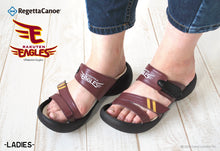 画像をギャラリービューアに読み込む, リゲッタカヌー 東北楽天ゴールデンイーグルス 3本ベルトサンダル RegettaCanoe 野球 LVW623 BCEG5224RE レディース