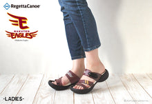 画像をギャラリービューアに読み込む, リゲッタカヌー 東北楽天ゴールデンイーグルス 3本ベルトサンダル RegettaCanoe 野球 LVW623 BCEG5224RE レディース