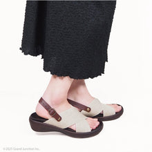 画像をギャラリービューアに読み込む, リゲッタカヌー ゴムクロスベルト ストラップサンダル RegettaCanoe CJFW3515 LVW633 レディース