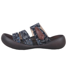 画像をギャラリービューアに読み込む, リゲッタカヌー 小菊柄3本ベルトサンダル RegettaCanoe LVW377 CJMB2511 メンズ