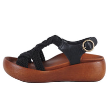画像をギャラリービューアに読み込む, リゲッタカヌー マクラメ編みバックストラップサンダル RegettaCanoe LVW632 CJBH3010 レディース