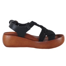 画像をギャラリービューアに読み込む, リゲッタカヌー マクラメ編みバックストラップサンダル RegettaCanoe LVW632 CJBH3010 レディース