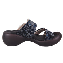 画像をギャラリービューアに読み込む, リゲッタカヌー 小菊柄3本ベルトサンダル RegettaCanoe CJEG5254 LVW310 レディース