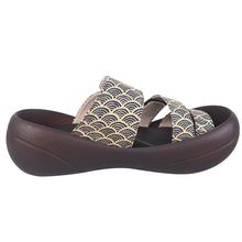画像をギャラリービューアに読み込む, リゲッタカヌー 青海波模様 3本ベルトサンダル RegettaCanoe SMS012 CJBF5170 メンズ