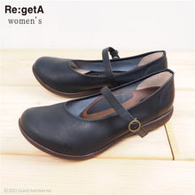 画像をギャラリービューアに読み込む, リゲッタ ぺたんこワンベルトパンプス Re:getA R2361 sms117 レディース