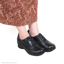 画像をギャラリービューアに読み込む, リゲッタ サイドジップ ゴムひもレースアップシューズ Re:getA R2164 SMS159 レディース