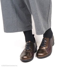 画像をギャラリービューアに読み込む, リゲッタ サイドジップ ゴムひもレースアップシューズ Re:getA R2164 SMS159 レディース