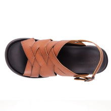 画像をギャラリービューアに読み込む, リゲッタ 手染め編み込みベルトサンダル Re:getA SMS205 R2688 レディース
