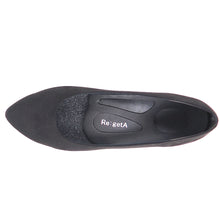 画像をギャラリービューアに読み込む, リゲッタ ポインテッドトゥパンプス/フェイクスエード Re:getA SMS208 HR3500 レディース