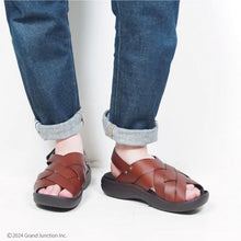 画像をギャラリービューアに読み込む, リゲッタ メンズ 編み込みストラップサンダル Re:getA SMS227 R234M メンズ