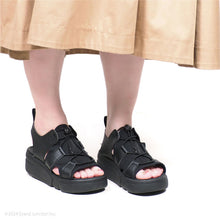 画像をギャラリービューアに読み込む, リゲッタ 厚底レースアップサンダル Re:getA SMS230 RE253 レディース