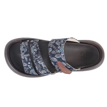 画像をギャラリービューアに読み込む, リゲッタカヌー 小菊柄3本ベルトサンダル RegettaCanoe LVW377 CJMB2511 メンズ