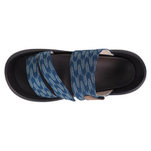 画像をギャラリービューアに読み込む, リゲッタカヌー 矢絣模様3本ベルトサンダル RegettaCanoe LVW245 CJBF5169 メンズ
