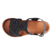 画像をギャラリービューアに読み込む, リゲッタカヌー マクラメ編みバックストラップサンダル RegettaCanoe LVW632 CJBH3010 レディース