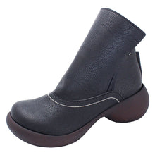 画像をギャラリービューアに読み込む, lvw558 レディース エッグシューズ デザインショートブーツ