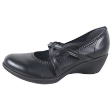 画像をギャラリービューアに読み込む, ets012 レディース クロスベルト アーモンドトゥ パンプス Re:getA