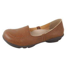画像をギャラリービューアに読み込む, レディース プレーンモカシン ブラウンソール SMS166 2ball ツヴォル