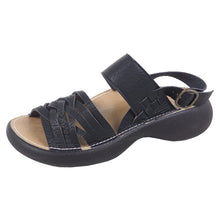 画像をギャラリービューアに読み込む, SMS186 レディース お気軽リゲッタ 編み込みストラップサンダル Re:getA