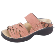 画像をギャラリービューアに読み込む, SMS186 レディース お気軽リゲッタ 編み込みストラップサンダル Re:getA