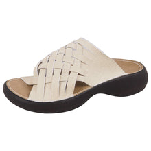 画像をギャラリービューアに読み込む, SMS187 レディース お気軽リゲッタ 編み込みつっかけサンダル Re:getA