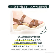 画像をギャラリービューアに読み込む, リゲッタ お気軽リゲッタ 2本ベルトサンダル Re:getA ECR002 sms140 レディース