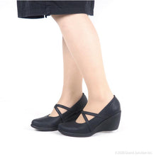 画像をギャラリービューアに読み込む, ets013 レディース クロスベルト アーモンドトゥ パンプス Re:getA