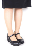 画像をギャラリービューアに読み込む, ets015 レディース ワンベルト アーモンドトゥ パンプス Re:getA