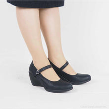 画像をギャラリービューアに読み込む, ets016 レディース ワンベルト アーモンドトゥ パンプス Re:getA