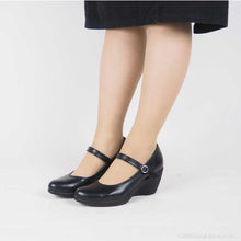 画像をギャラリービューアに読み込む, ets016 レディース ワンベルト アーモンドトゥ パンプス Re:getA