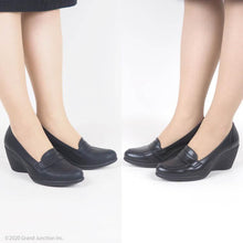 画像をギャラリービューアに読み込む, ets017 レディース アーモンドトゥ ローファー パンプス Re:getA