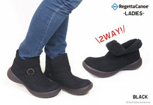 画像をギャラリービューアに読み込む, リゲッタカヌー ブーツ ムートン 風 RegettaCanoe 3way ボア 滑り止め グリップ 日本製 LVW048 CJFG1101 レディース