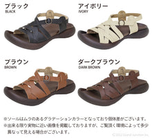 画像をギャラリービューアに読み込む, リゲッタカヌー サンダル グラディエーター かかと ストラップ ぺたんこ 日本製 RegettaCanoe LVW106 CJFD5368 レディース