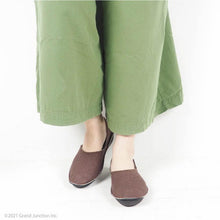 画像をギャラリービューアに読み込む, lvw513 レディース リネン混バブーシュ
