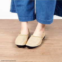 画像をギャラリービューアに読み込む, lvw516 ラメ 編み込み バブーシュ