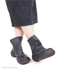 画像をギャラリービューアに読み込む, lvw558 レディース エッグシューズ デザインショートブーツ