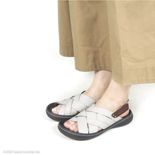 画像をギャラリービューアに読み込む, リゲッタカヌー サンダル 編み込み ベルクロ ぺたんこ フラット 歩きやすい 履きやすい ストラップ 日本製 LVW576 CJNT1000 レディース