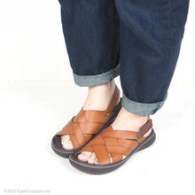 画像をギャラリービューアに読み込む, リゲッタカヌー サンダル 編み込み ベルクロ ぺたんこ フラット 歩きやすい 履きやすい ストラップ 日本製 LVW576 CJNT1000 レディース