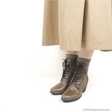 画像をギャラリービューアに読み込む, リゲッタ ブーツ Re:getA サイドジップ レースアップ ウェッジ ヒール日本製 SMS050 SCR5504 R5504a レディース