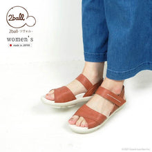 画像をギャラリービューアに読み込む, レディース ストラップサンダル 2ball ツヴォル